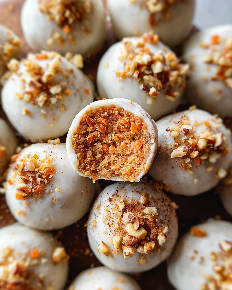 No Bake Carrot Cake Bites 25 No