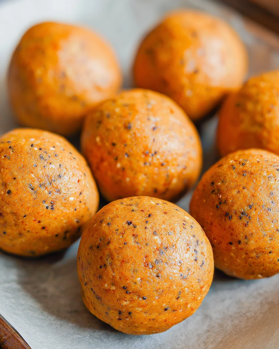 No Bake Healthy Pumpkin Pie Energy Balls