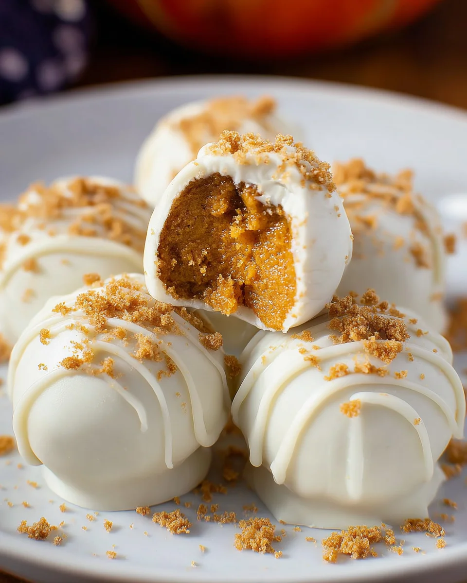 No Bake Pumpkin Balls