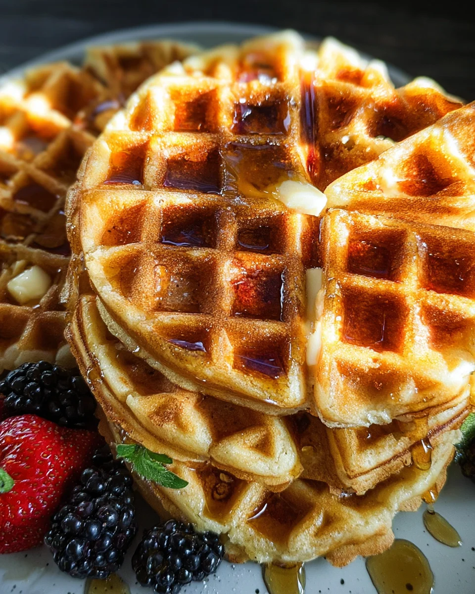 Oatmeal Cottage Cheese Waffles 14 Oatmeal