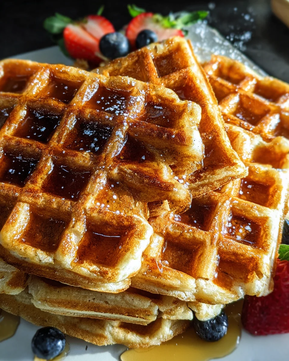 Oatmeal Cottage Cheese Waffles 15 Oatmeal