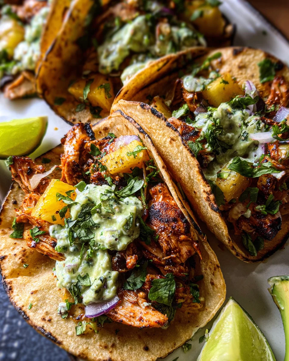 One Pan Chicken & Pineapple Tacos 21 One