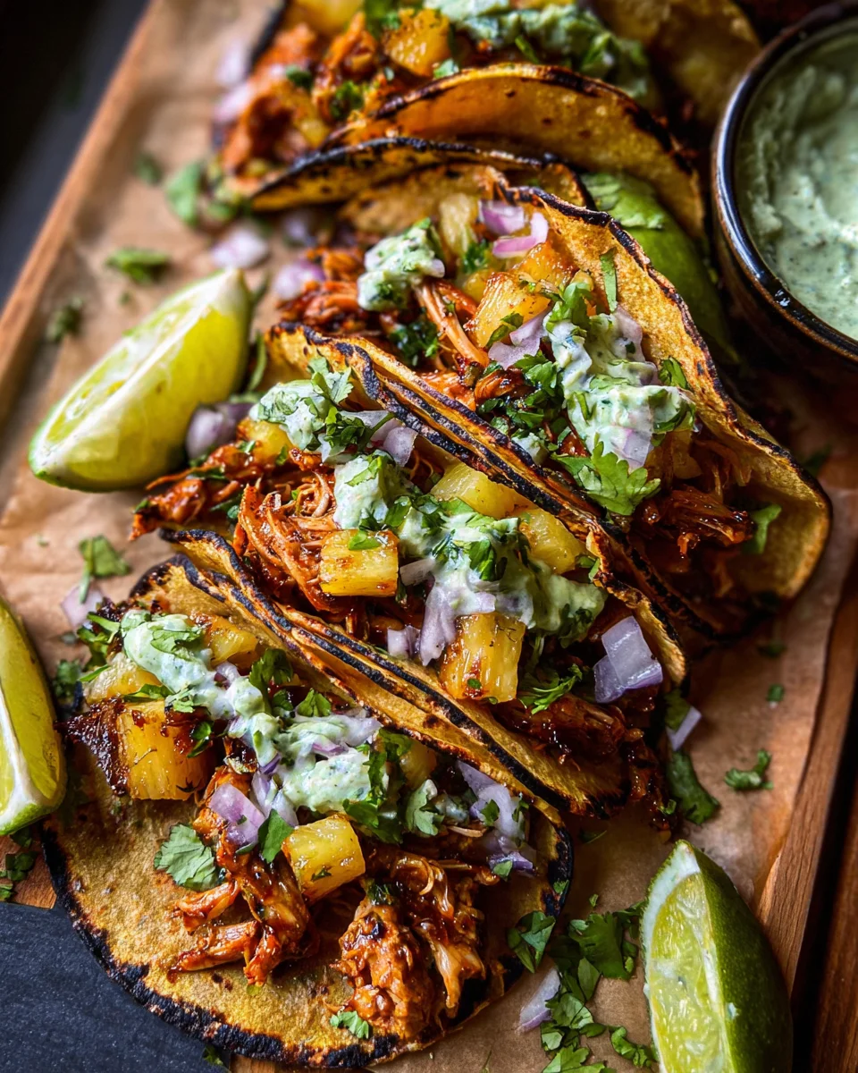One Pan Chicken & Pineapple Tacos 22 One