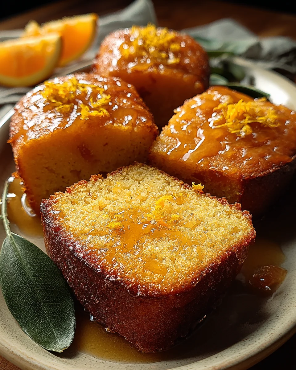 Orange Ginger Honey Cakes