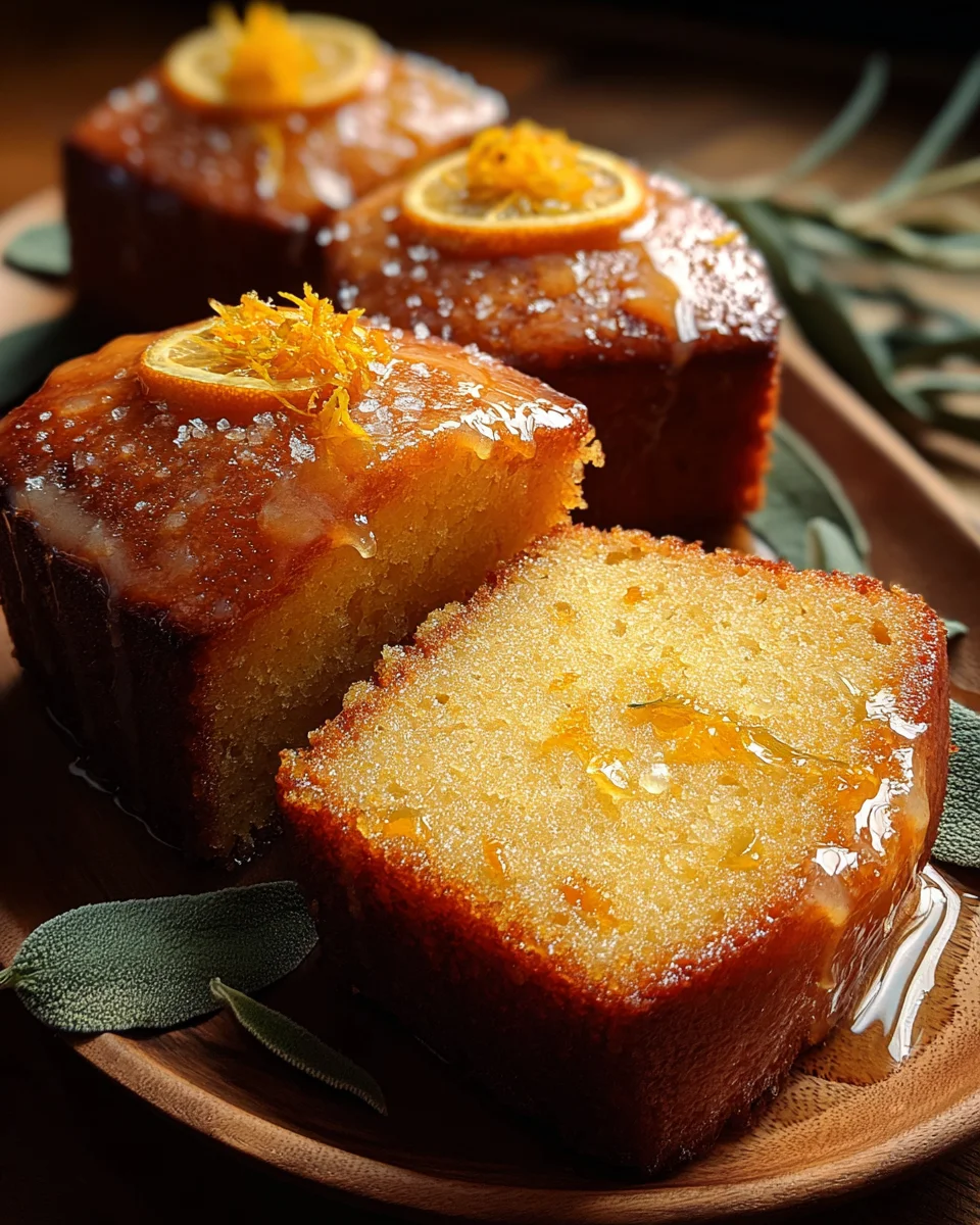 Orange Ginger Honey Cakes 20 Orange