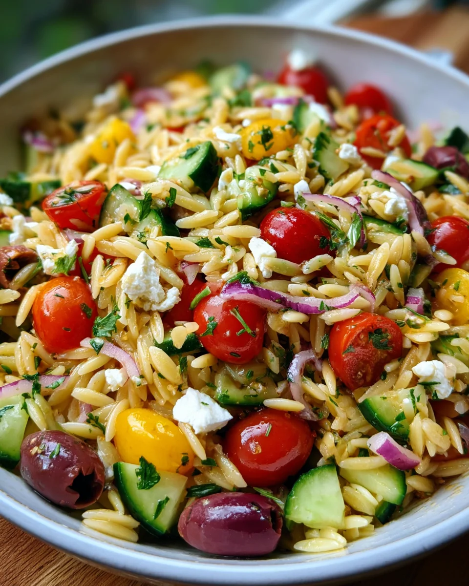 Orzo Pasta Salad