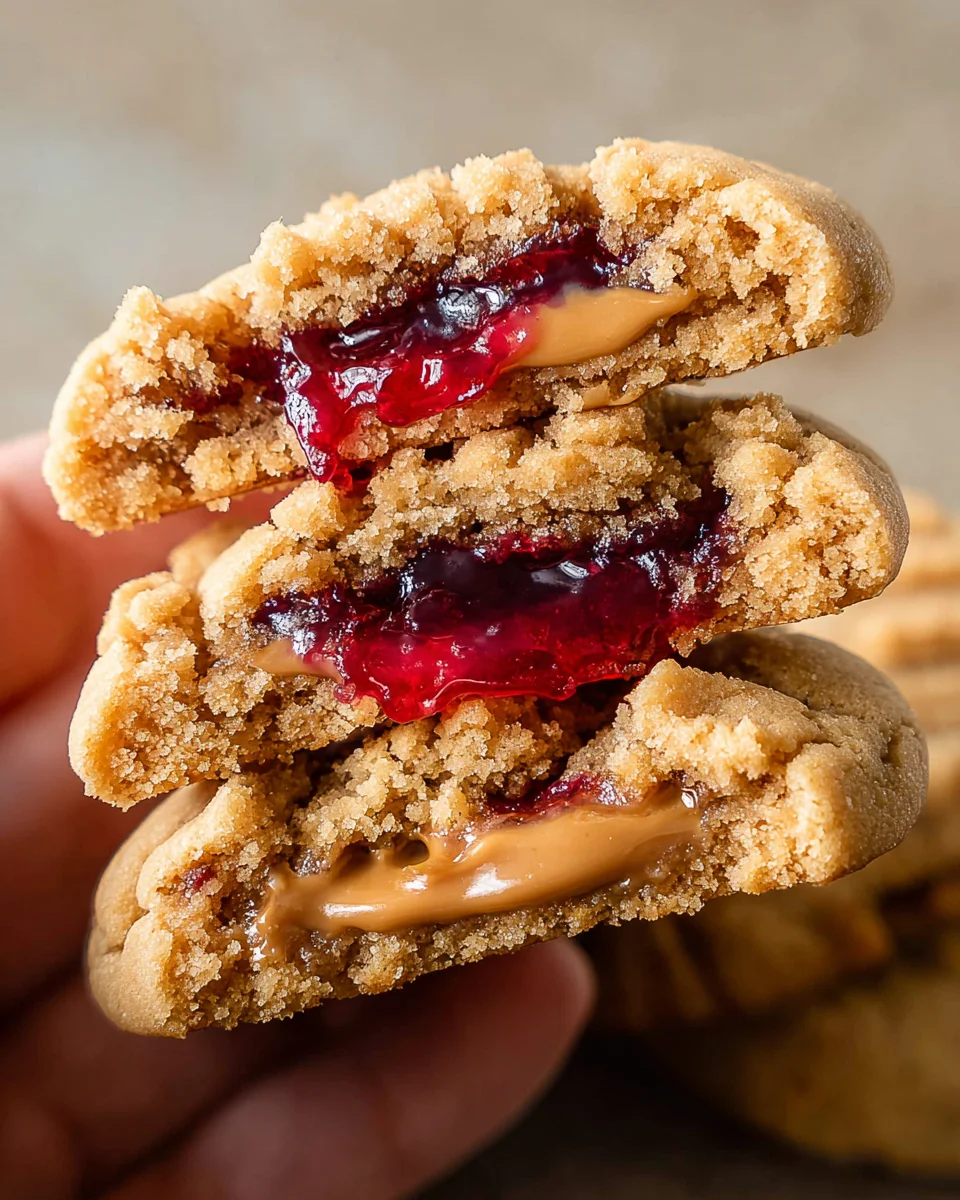 PB&J Stuffed Cookies 25 PB&J