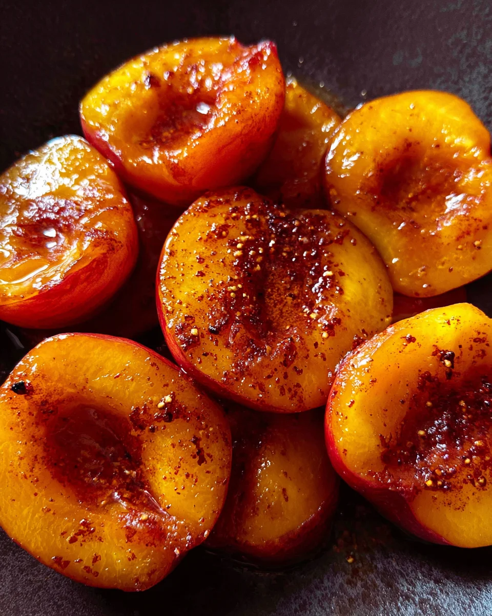 Pan Fried Peaches 17 Pan