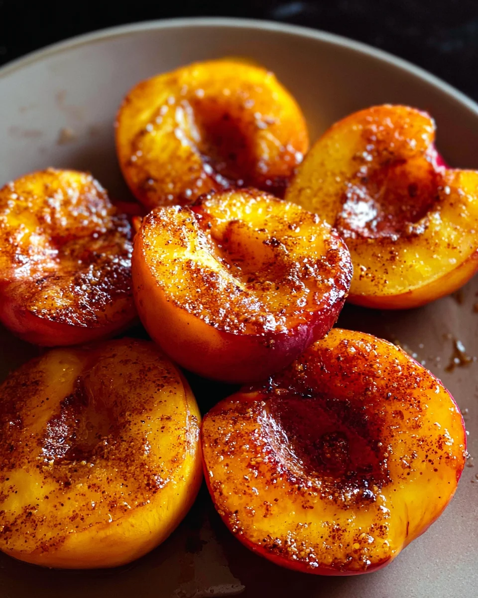 Pan Fried Peaches 18 Pan