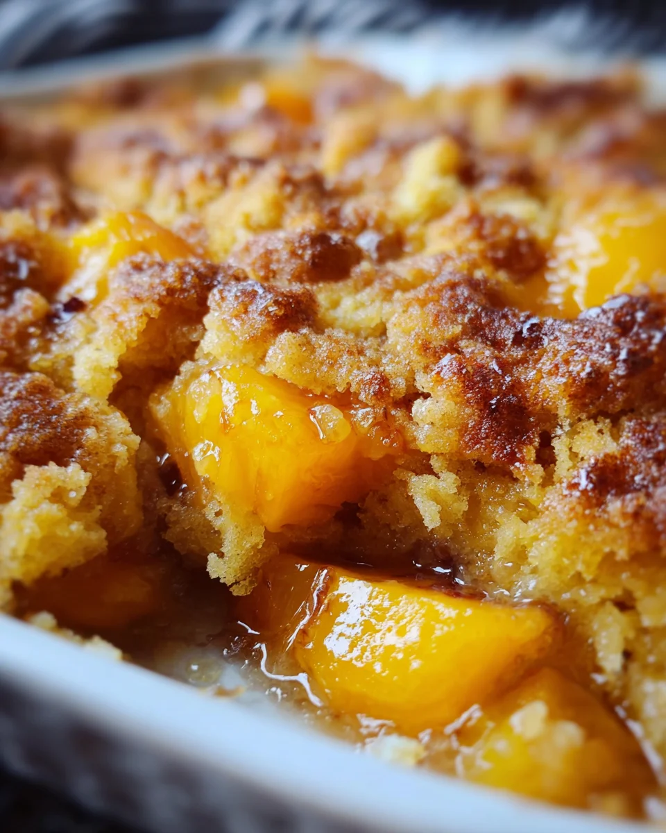 Peach Cobbler with Cake Mix 18 Peach