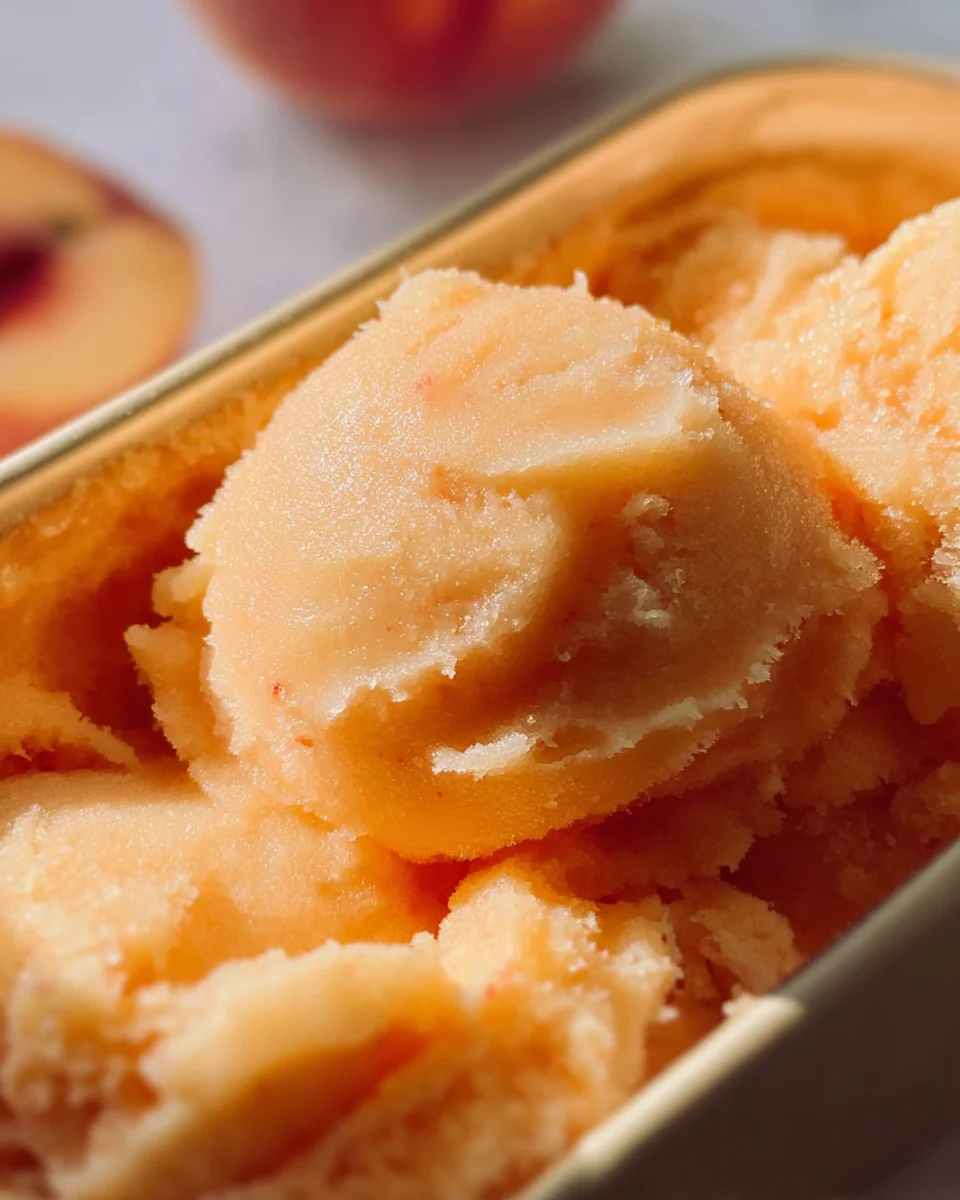Peach Sorbet 14 Peach