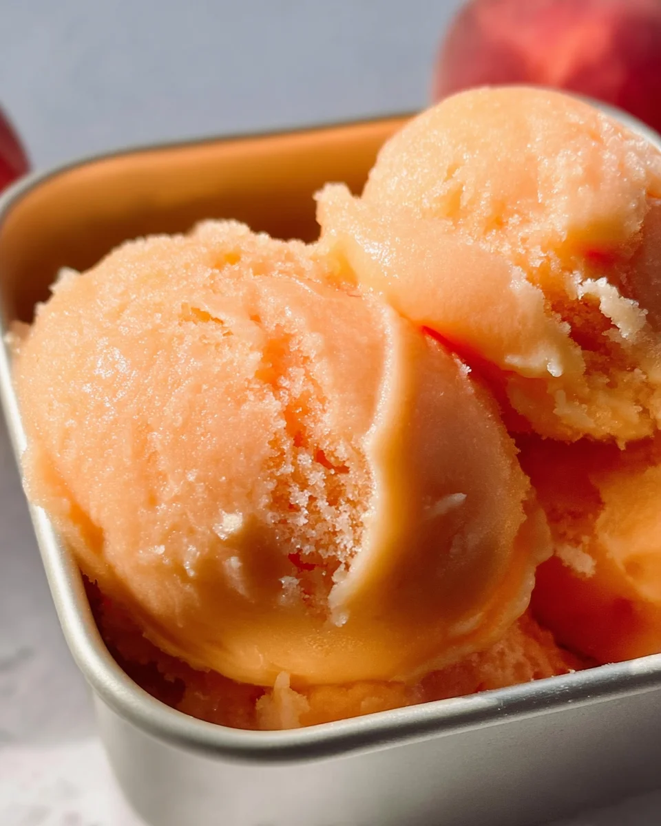 Peach Sorbet 15 Peach