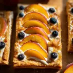 Peaches and Cream Puff Pastry Tart 21 Peaches and Cream Puff Pastry Tart