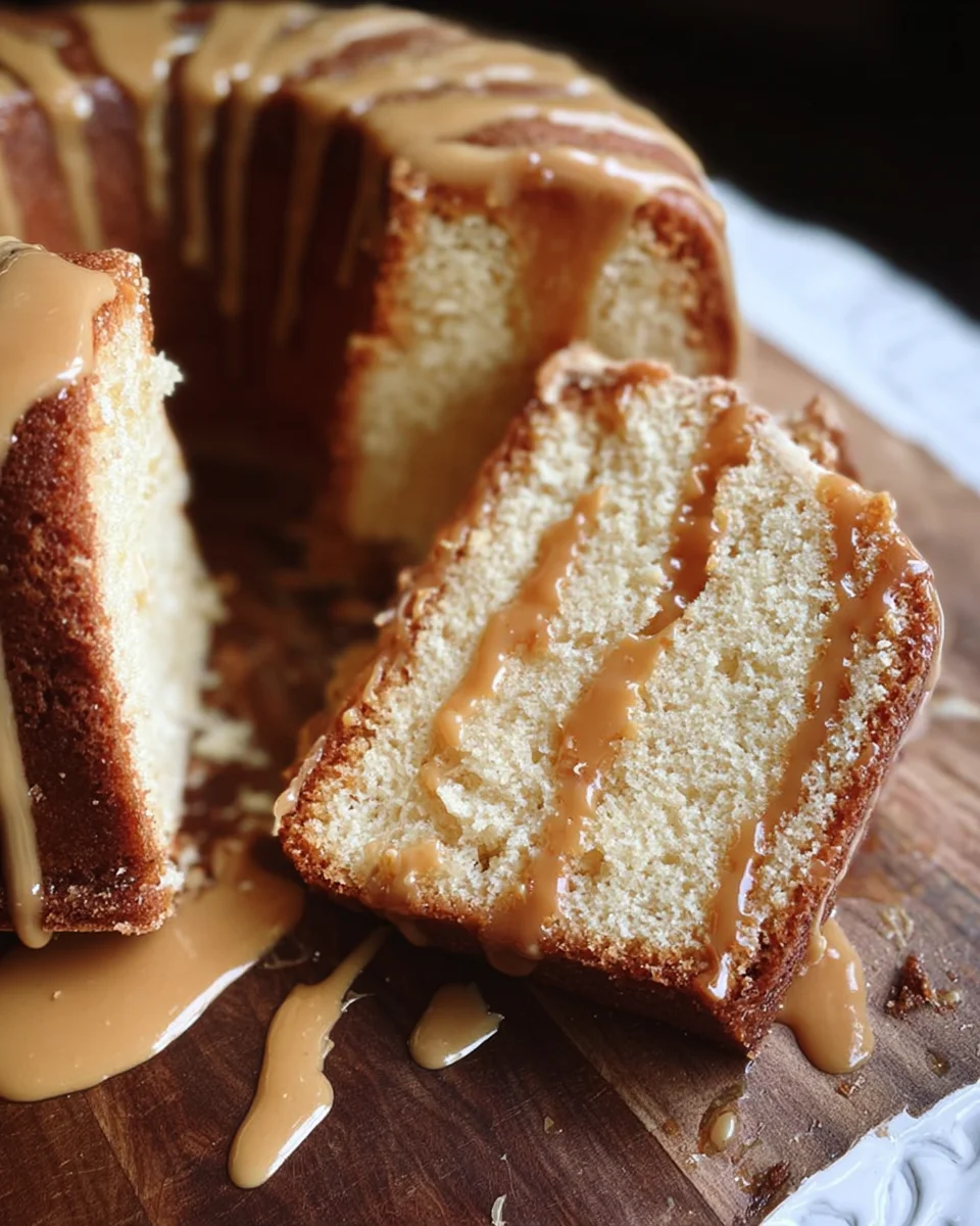 Peanut Butter Cream Pound Cake