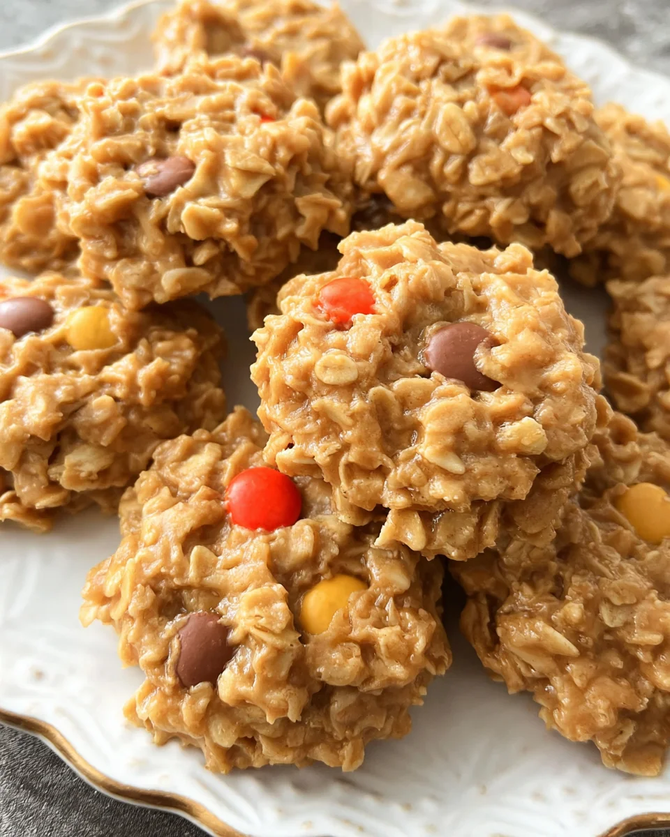 Peanut Butter No Bake Cookies