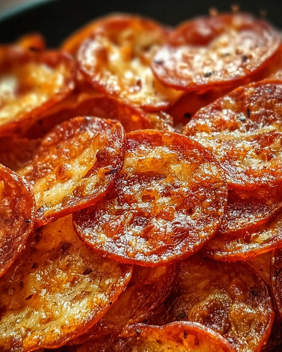 Pepperoni Cheese Crisps