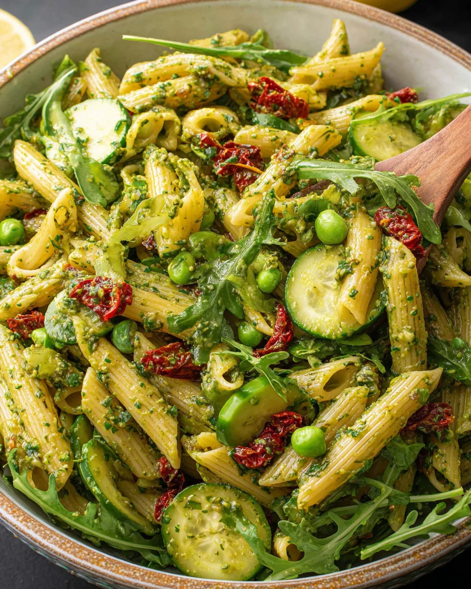Pesto Pasta Salad 16 Pesto