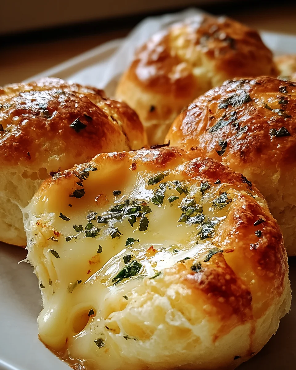 Pillsbury Biscuit Garlic Butter Cheese Bombs