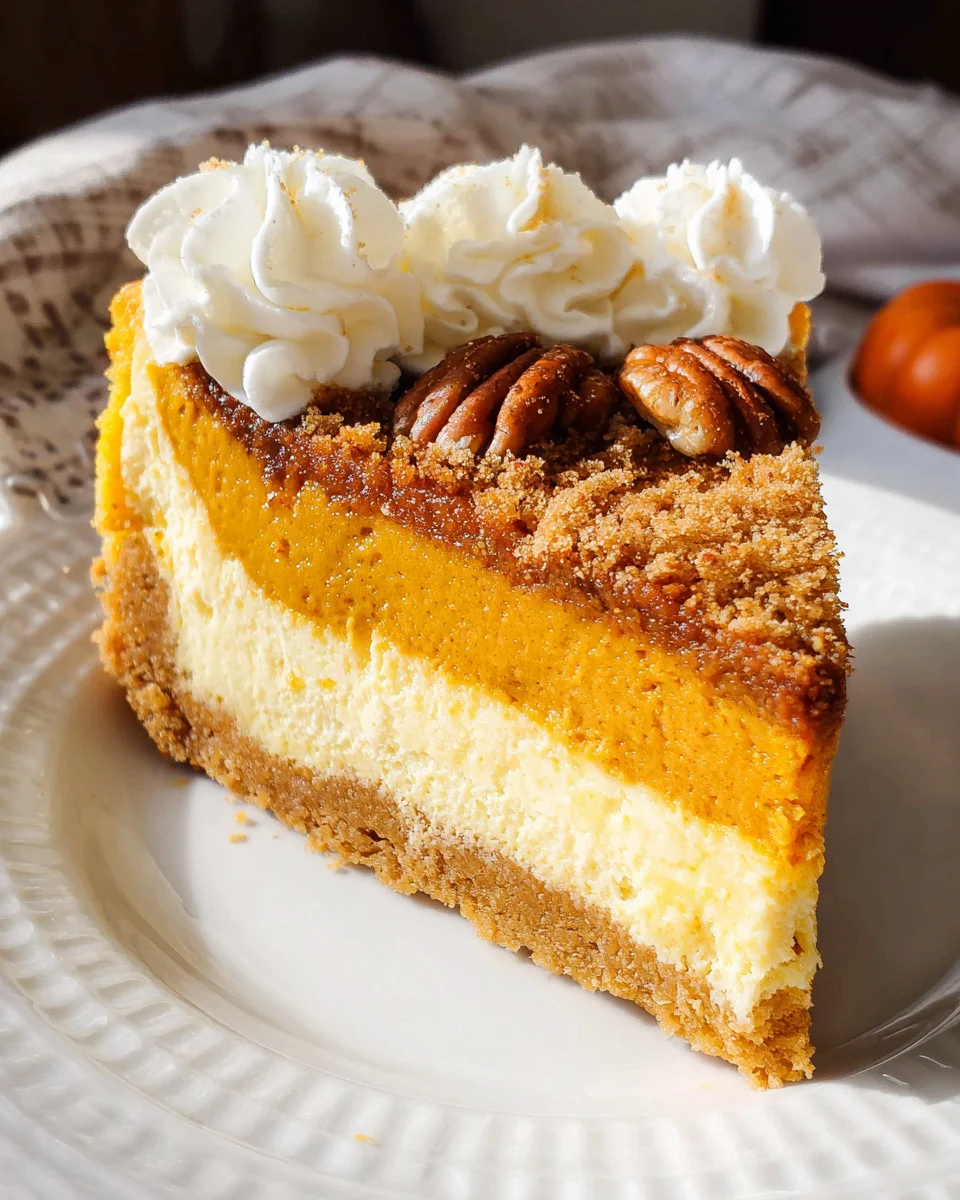 Pumpkin Pie Cheesecake
