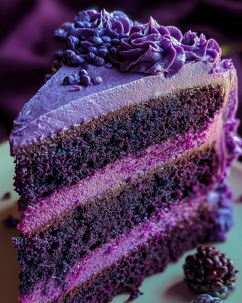 Purple Velvet Cake 27 Purple