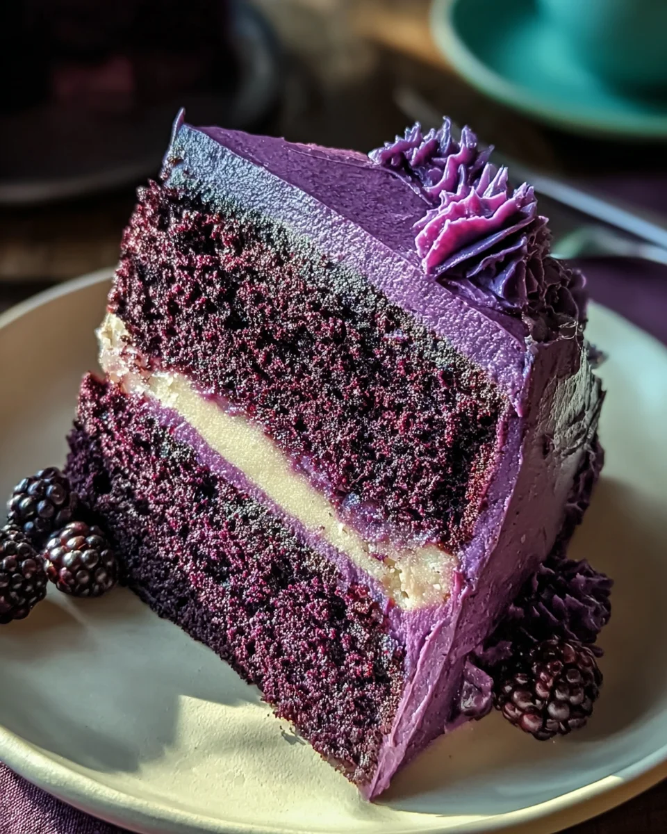 Purple Velvet Cake 28 Purple