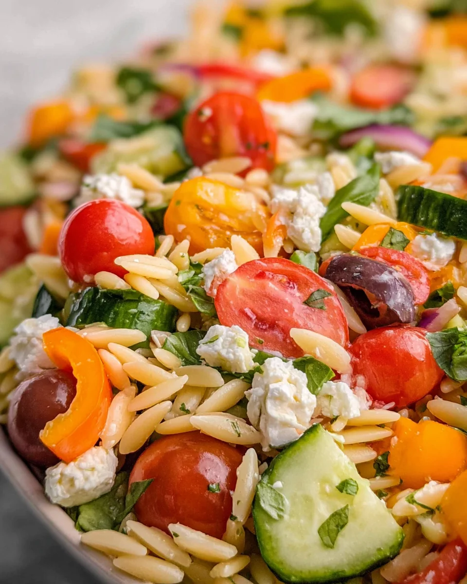 Rainbow Orzo Salad 23 Rainbow