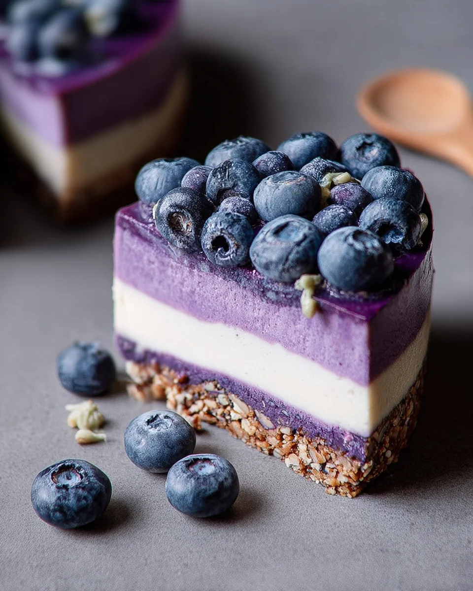 Raw Vegan Blueberry Cheesecake 21 Raw