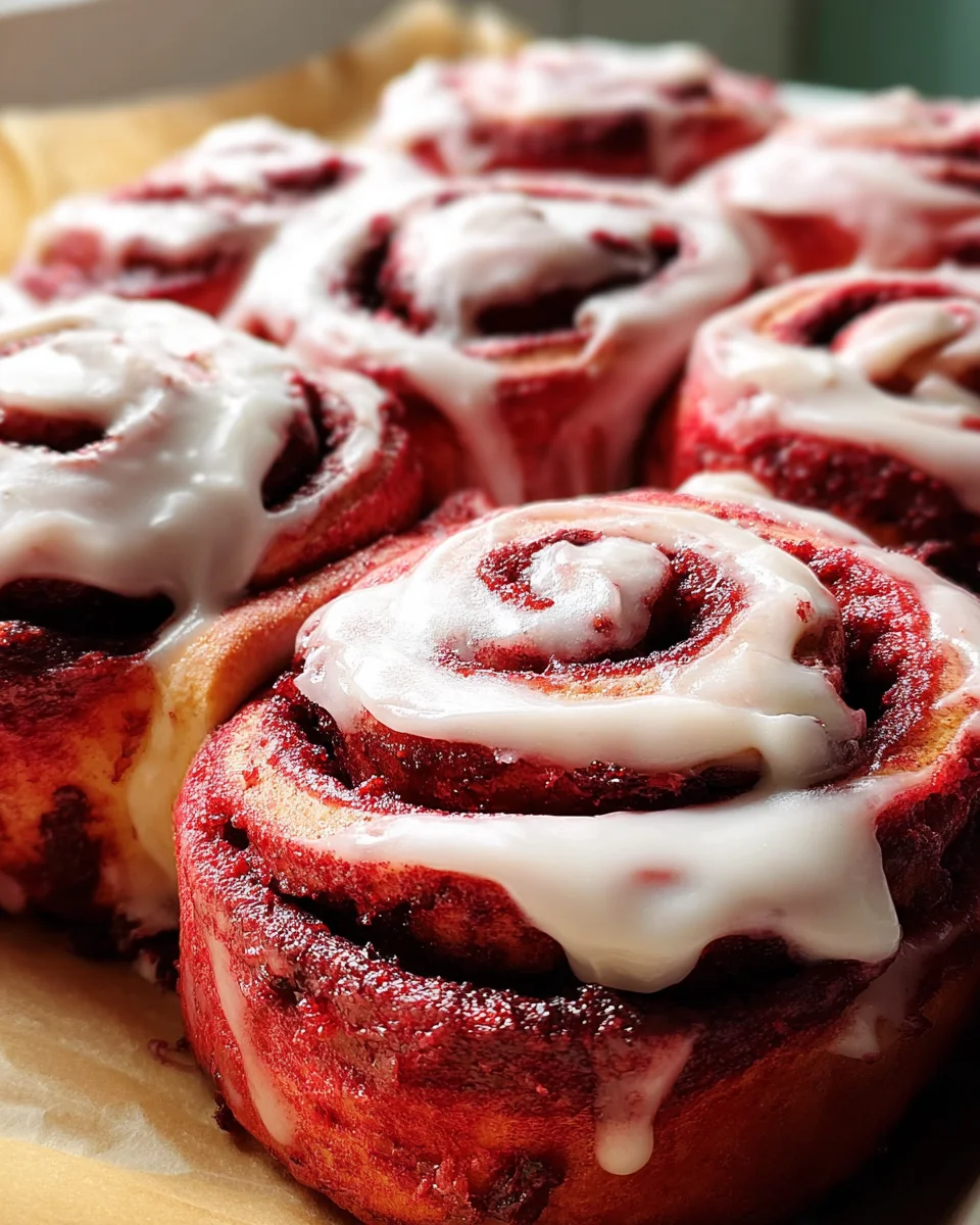 Red Velvet Cinnamon Rolls
