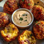 Reuben Balls with Spicy Thousand Island Dipping Sauce 28 Reuben Balls with Spicy Thousand Island Dipping Sauce
