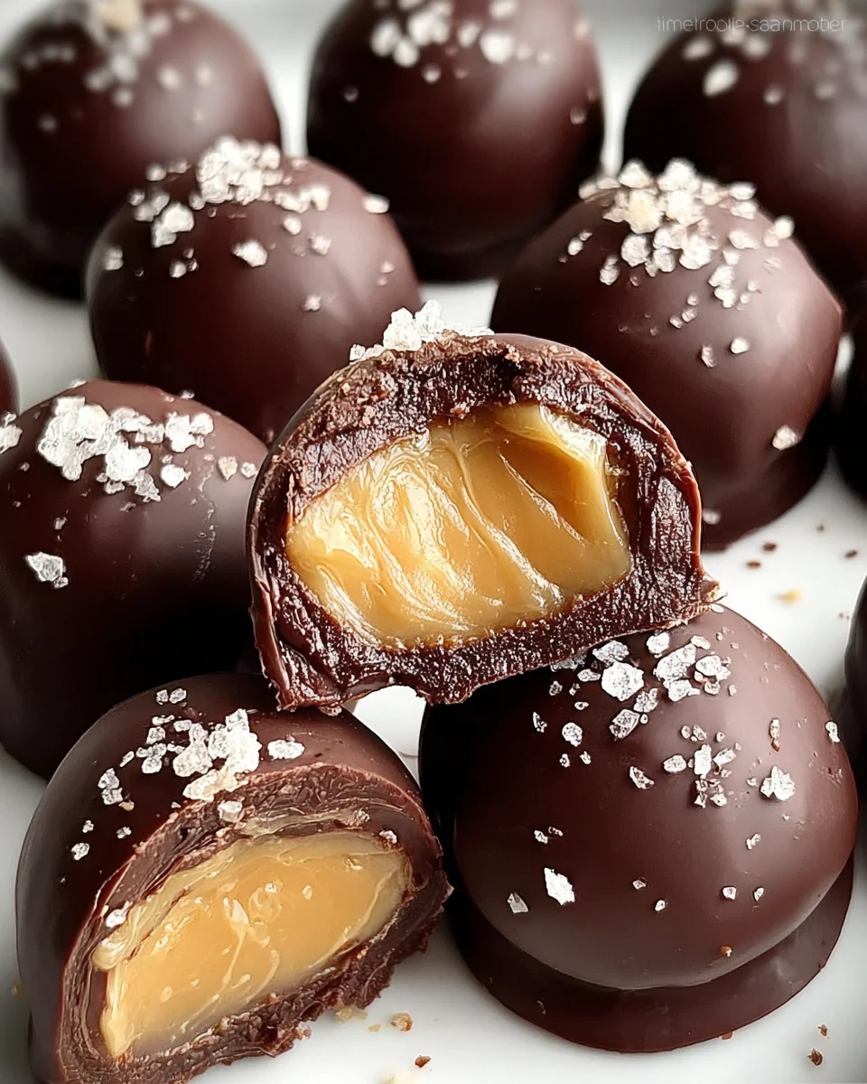 Salted Caramel Truffles 16 Salted