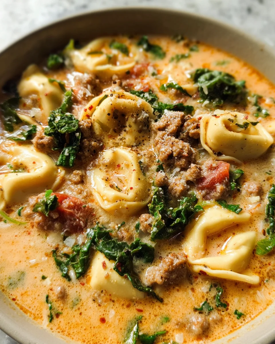 Sausage Tortellini Soup 22 Sausage