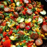 Sausage and Veggies Skillet - 30 Minute, One-Pan Meal 19 Sausage and Veggies Skillet - 30 Minute, One-Pan Meal