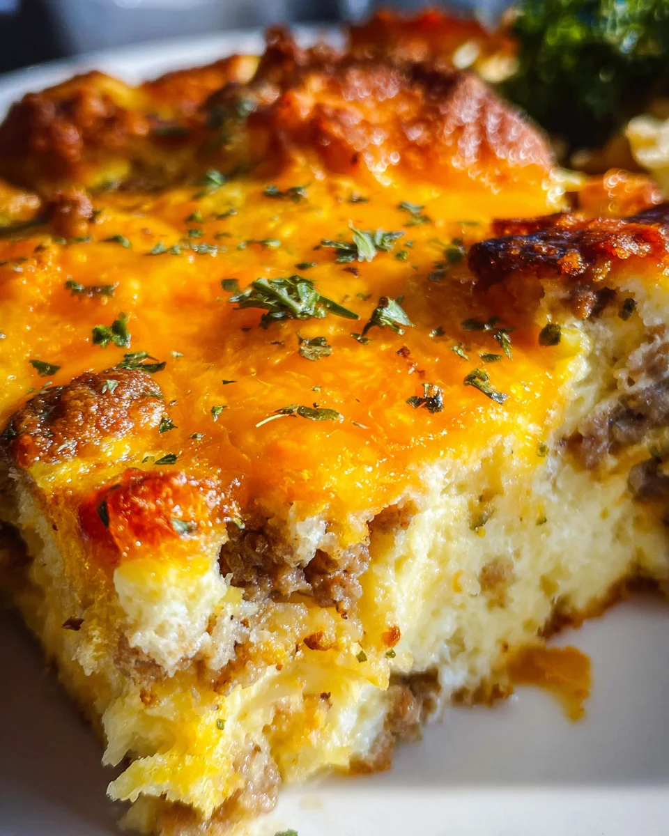 Savory Breakfast Sausage and Cheese Casserole Recipe 22 Savory