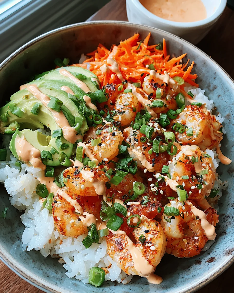 Shrimp Rice Bowls with Spicy Mayo 28 Shrimp