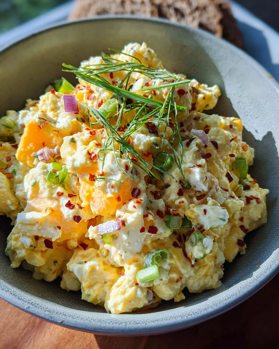 Simple Cottage Cheese Egg Salad