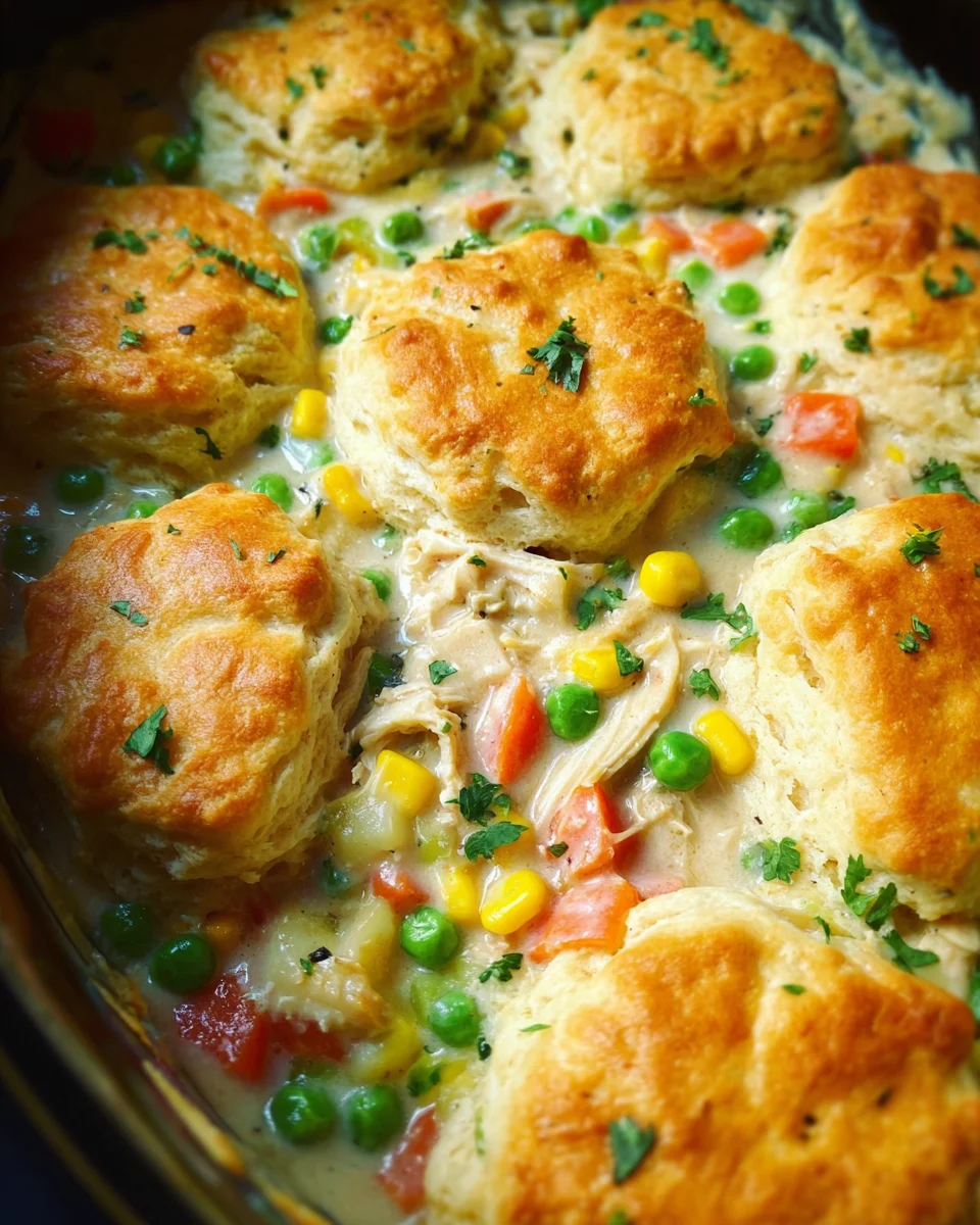 Slow Cooker Chicken Pot Pie