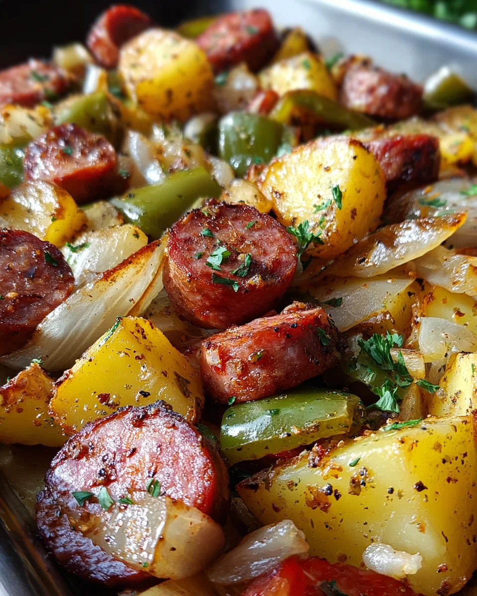 Smoked Sausage and Potato Bake