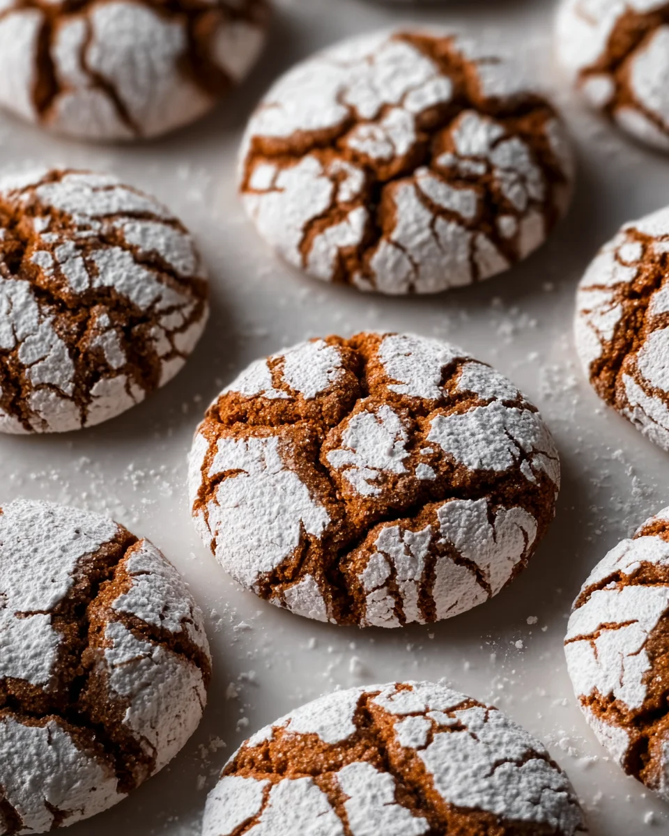 Soft and Spiced Gingerbread Crinkle Cookies 22 Soft