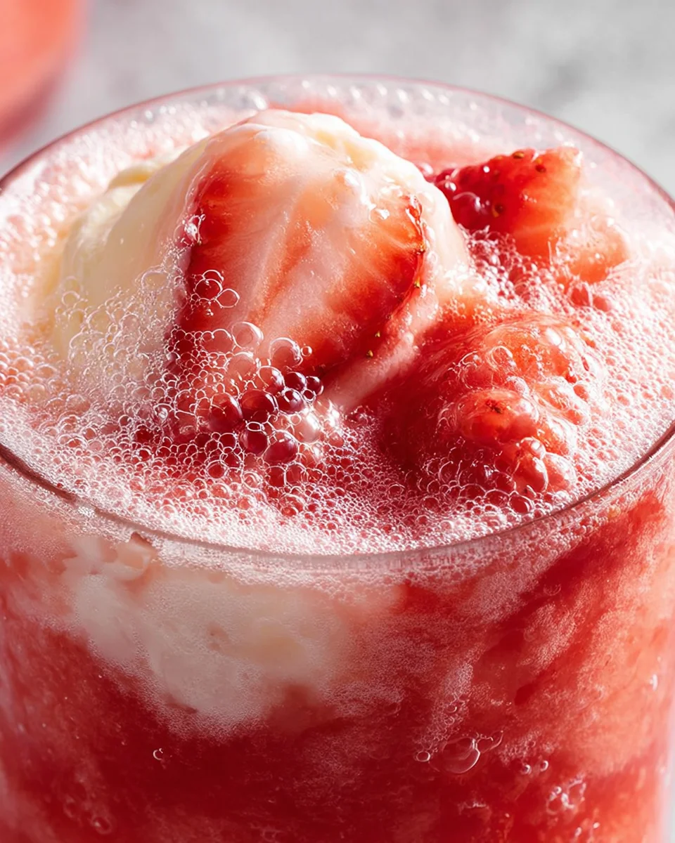 Sparkling Strawberry Float 13 Sparkling