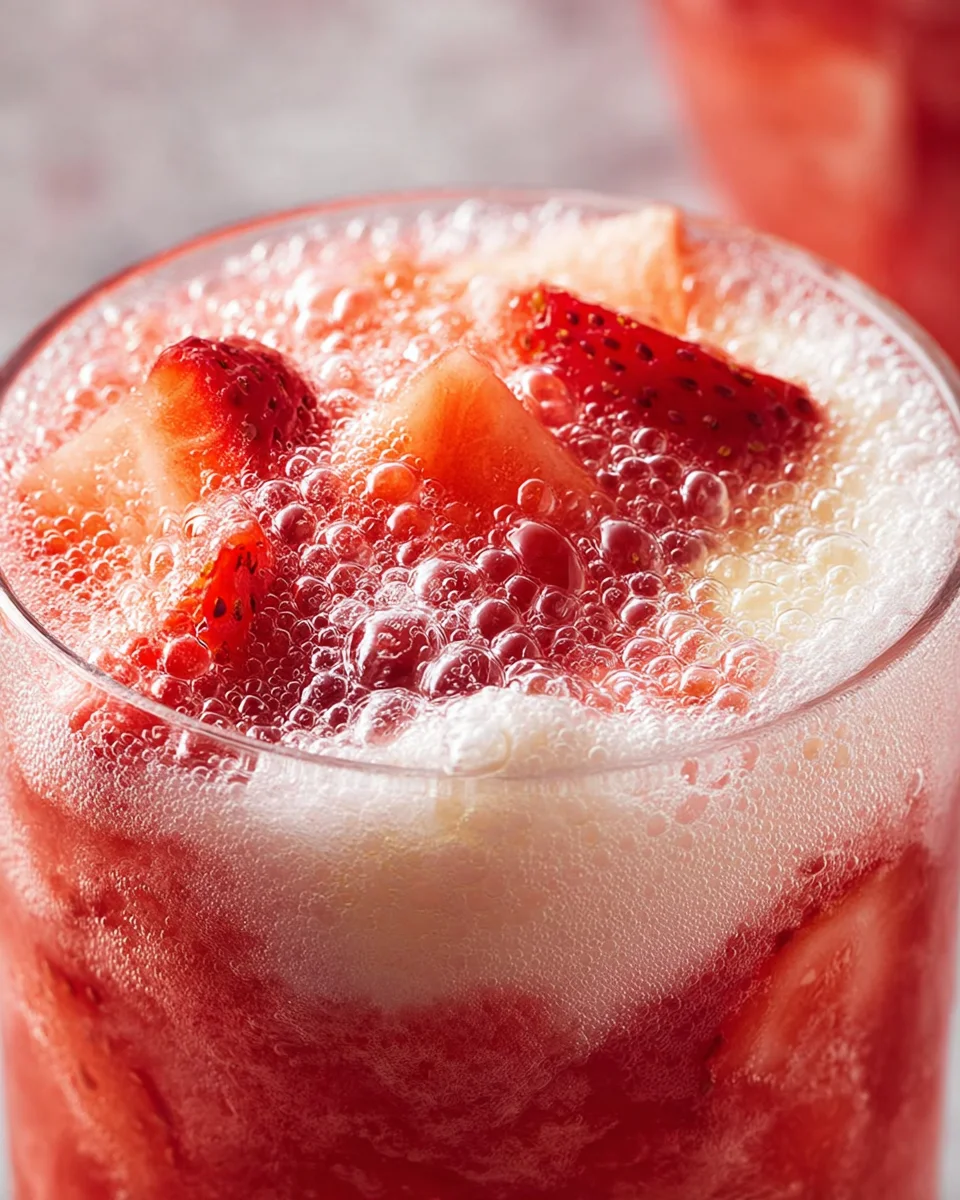 Sparkling Strawberry Float 14 Sparkling
