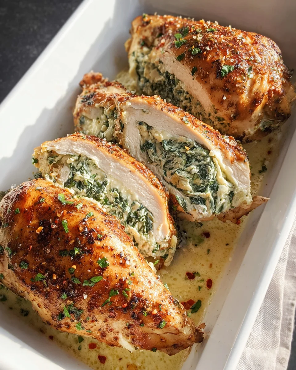 Spinach Stuffed Chicken Fillets 23 Spinach