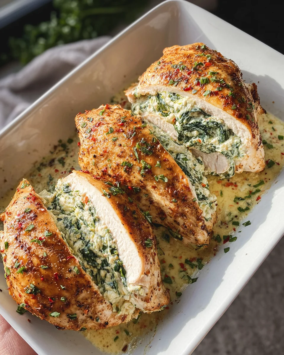 Spinach Stuffed Chicken Fillets 24 Spinach