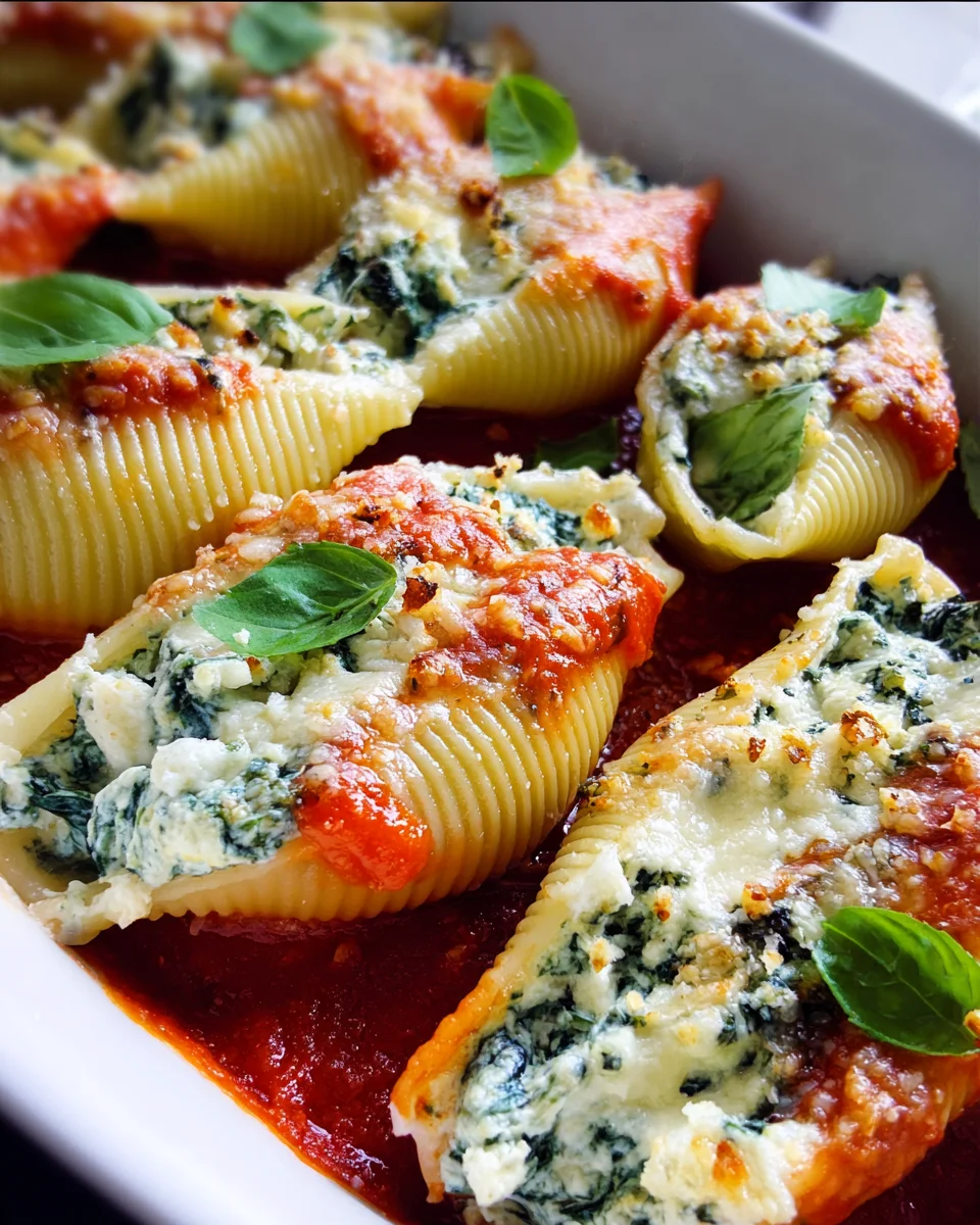 Spinach and Ricotta Stuffed Shells Recipe 23 Spinach