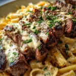 Steak and Creamy Garlic Parmesan Pasta 18 Steak and Creamy Garlic Parmesan Pasta