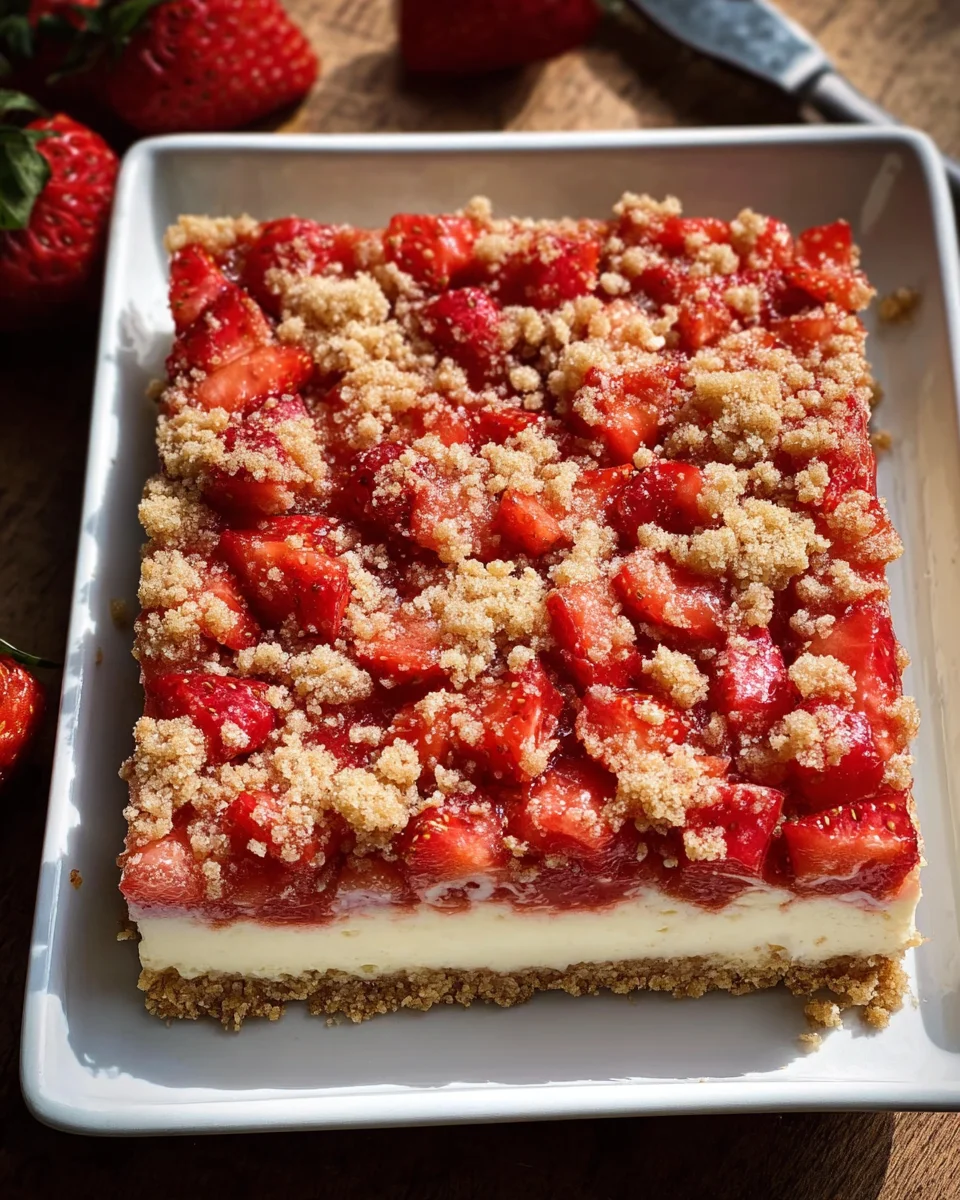Strawberry Cheesecake Bars