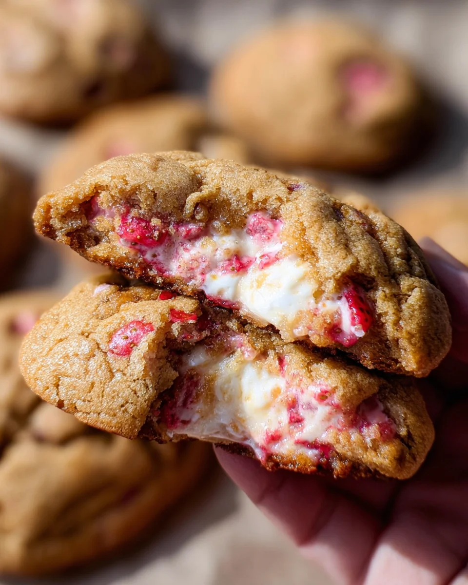 Strawberry Cheesecake Cookies