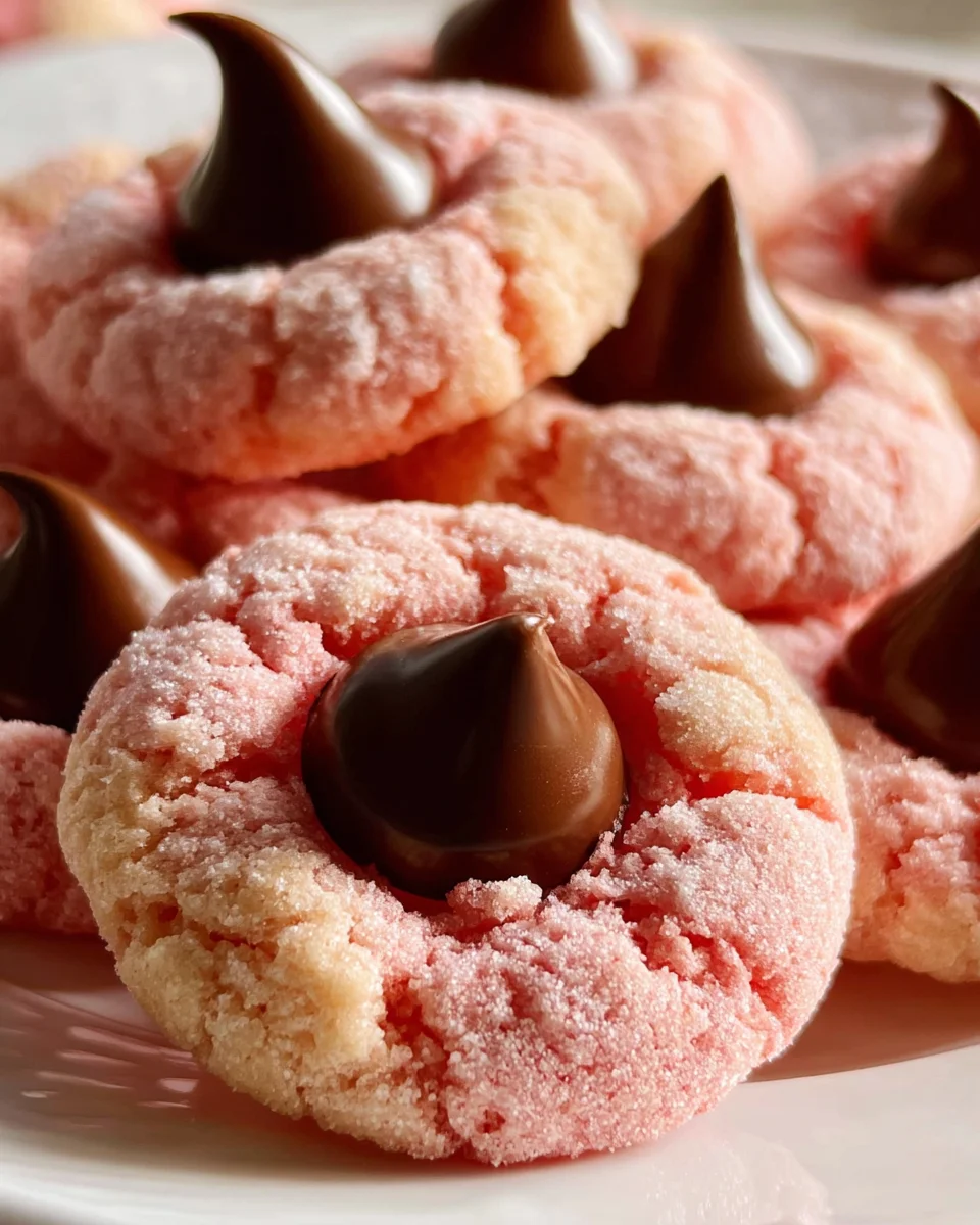 Strawberry Kiss Cookies Recipe