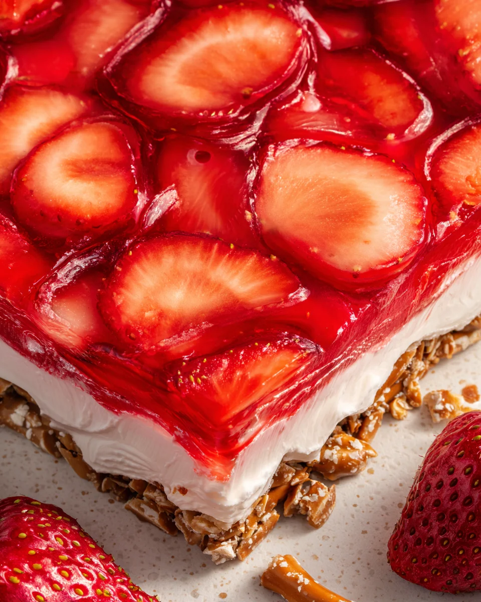 Strawberry Pretzel Jello Salad 22 Strawberry
