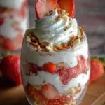 Strawberry Pretzel Salad Parfaits 20 Strawberry Pretzel Salad Parfaits
