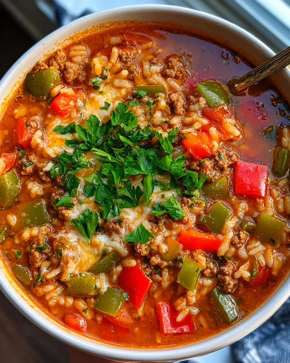 Stuffed Pepper Soup 22 Stuffed